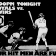 1975 年 7 月頃の新聞広告。ロイヤルズの試合がほとんどテレビで放映されなかった頃、テレビで放映されるときは人々に思い出させる必要があった